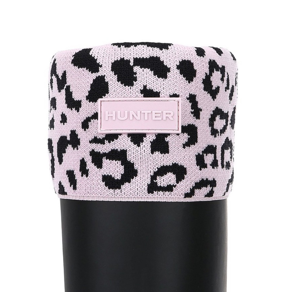 New in Box Hunter Snow Leopard Tall Boot Socks M